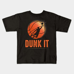 Bigger Than Basket Ball Kids T-Shirt